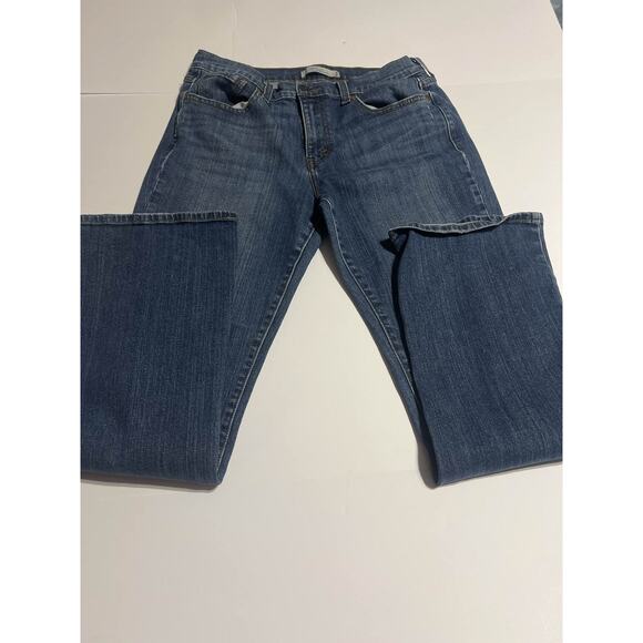 Levi's 515 Boot Cut Jeans Women's Blue Denim Mid Rise Stretch - Picture 5 of 8